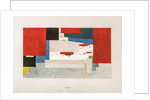 Suprematism. Curtain outline for the Unemployment Committee meeting, 1919 by Anonymous