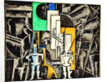 Set design for the opera Victory over the sun after A. Kruchenykh, 1920 by Anonymous