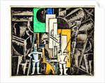 Set design for the opera Victory over the sun after A. Kruchenykh, 1920 by Anonymous