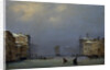 Snow and fog on the Grand canal, c. 1840 by Anonymous