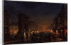 Paris, Boulevard and the Porte Saint-Denis, 1855 by Anonymous
