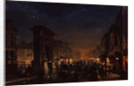 Paris, Boulevard and the Porte Saint-Denis, 1855 by Anonymous