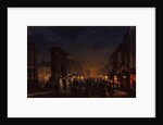 Paris, Boulevard and the Porte Saint-Denis, 1855 by Anonymous