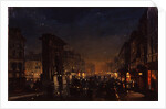 Paris, Boulevard and the Porte Saint-Denis, 1855 by Anonymous
