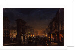 Paris, Boulevard and the Porte Saint-Denis, 1855 by Anonymous