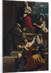 Madonna and Child Enthroned with Saints Francis, Matthew and John the Baptist, ca 1624 by Anonymous
