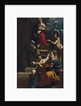 Madonna and Child Enthroned with Saints Francis, Matthew and John the Baptist, ca 1624 by Anonymous