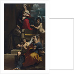 Madonna and Child Enthroned with Saints Francis, Matthew and John the Baptist, ca 1624 by Anonymous