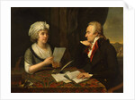 The poet Count Vittorio Alfieri and Princess Louise of Stolberg-Gedern, 1796 by Anonymous