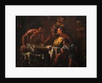 Satyr and peasant family by Anonymous