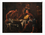 Satyr and peasant family by Anonymous