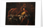 Satyr and peasant family by Anonymous