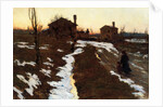 Last snow, 1906 by Anonymous
