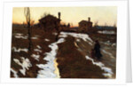 Last snow, 1906 by Anonymous