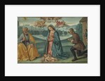 The Adoration of the Shepherds with Filippo Strozzi (predella of the Lecceto Altarpiece), 1487-1488 by Anonymous