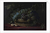 Still life with a basket of grapes by Anonymous
