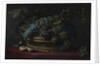 Still life with a basket of grapes by Anonymous