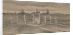 Windmills at Dordrecht (Weeskinderendijk), 1881 by Anonymous