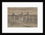 Windmills at Dordrecht (Weeskinderendijk), 1881 by Anonymous