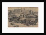 Dab-drying barn in Scheveningen, 1882 by Anonymous