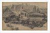 Dab-drying barn in Scheveningen, 1882 by Anonymous