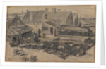 Dab-drying barn in Scheveningen, 1882 by Anonymous