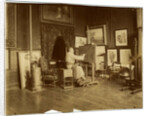 Pierre Puvis de Chavannes in his workshop, c. 1890 by Anonymous