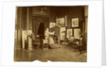 Pierre Puvis de Chavannes in his workshop, c. 1890 by Anonymous