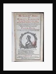 Cover of The Ladies Diary or the Womans Almanack, London, 1789 by Anonymous