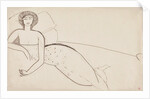 Woman Reclining on a Bed (Anna Akhmatova), c. 1911 by Anonymous