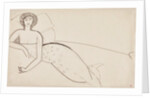 Woman Reclining on a Bed (Anna Akhmatova), c. 1911 by Anonymous