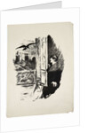 Illustration for the poem Le Corbeau (The Raven) by Edgar Allan Poe, 1875 by Anonymous