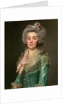 Portrait of Mademoiselle de Fontenay, 1784 by Anonymous