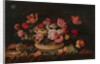 Basket of flowers and shells, 1639 by Anonymous