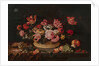 Basket of flowers and shells, 1639 by Anonymous