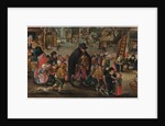 Blind Hurdy-Gurdy Player by Anonymous