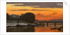 The Pont de la Concorde at sunset, c. 1837 by Anonymous