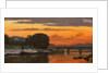The Pont de la Concorde at sunset, c. 1837 by Anonymous