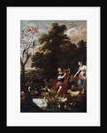 Orpheus among the animals, 1660s by Anonymous