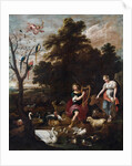 Orpheus among the animals, 1660s by Anonymous