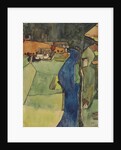 Town on the Blue River, Krumau, 1910 by Anonymous