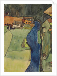 Town on the Blue River, Krumau, 1910 by Anonymous