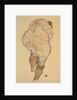 Female Nude Pulling up Stockings, Back View, 1918 by Anonymous