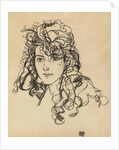 Girls head (Frau Sohn), 1918 by Anonymous