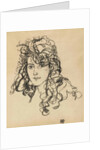 Girls head (Frau Sohn), 1918 by Anonymous