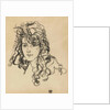 Girls head (Frau Sohn), 1918 by Anonymous