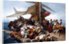 La barca dei comici:: the Carlo Goldonis journey from Rimini to Chioggia, ca 1855 by Anonymous