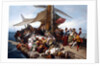 La barca dei comici:: the Carlo Goldonis journey from Rimini to Chioggia, ca 1855 by Anonymous