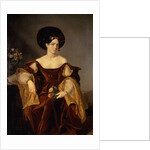 Portrait of the opera singer Maria Malibran by Anonymous