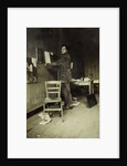 Amedeo Modigliani in his studio, c. 1915 by Anonymous